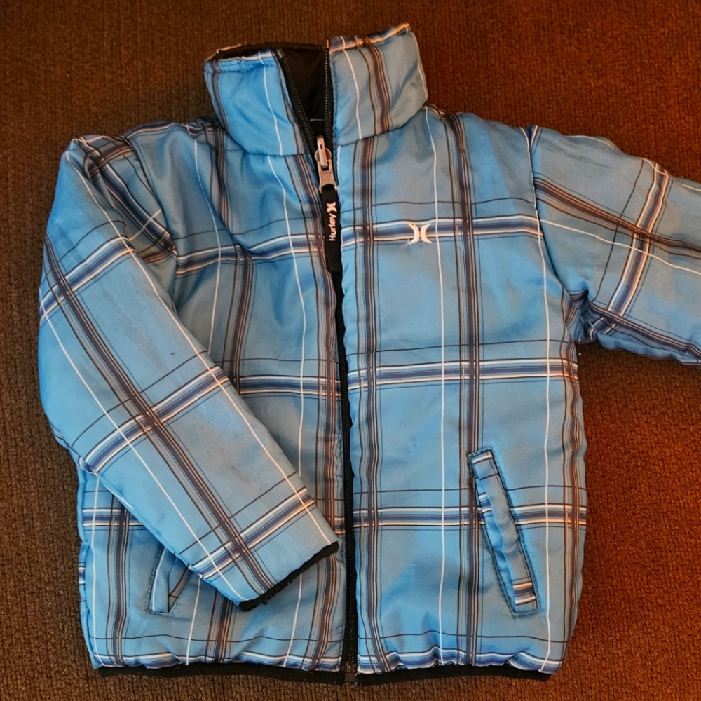 Hurley boys 3/4T reversible jacket